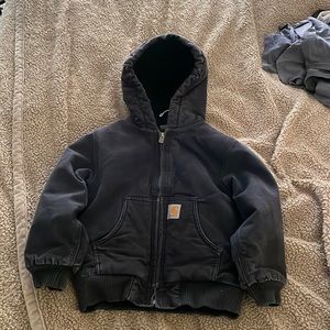 Carhartt Work Camo Active Jacket for Youth in black